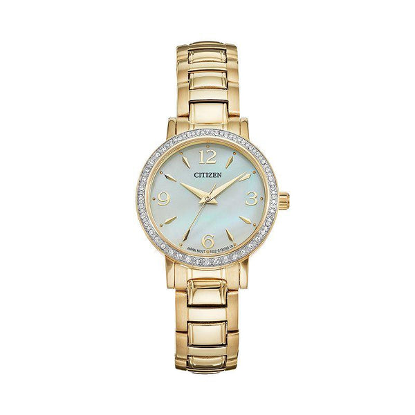Citizen Women's EL3042-50Y Quartz Stainless-Steel Strap Gold