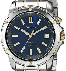 Seiko Men's SNQ010 Perpetual Calendar Watch - Main Image