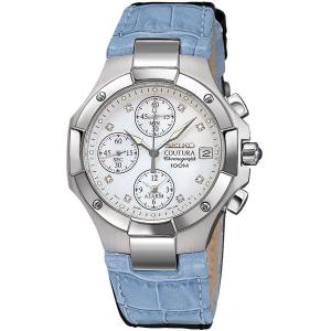 direktør Stue Vugge Seiko Women's SNA467 Coutura Alarm Chronograph Watch – Exact Time Corp.