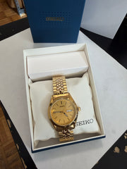 Seiko Men's SGFA02 Gold - Tone Stainless-Steel Quartz Watch