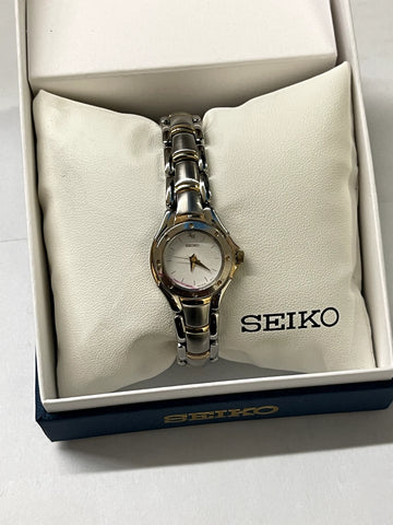 Seiko Quartz Womens SUJ618 Bangle Watch MSRP $335