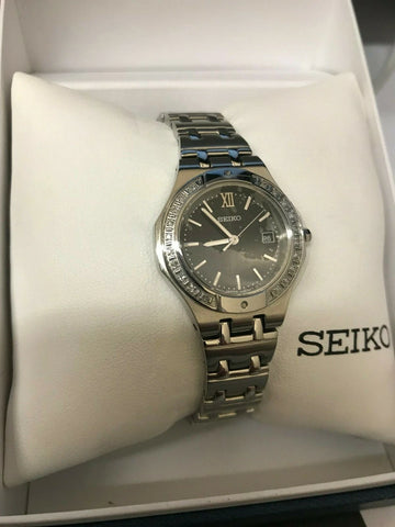Seiko Women's SXD829 Quartz Stainless Steel Dress Watch MSRP $395