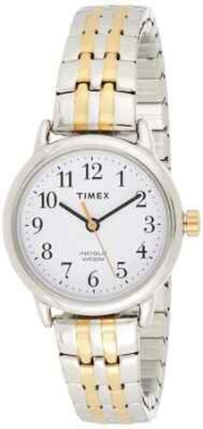 Timex T2P298 Women's Easy Reader Two-Tone Watch with Expansion Band