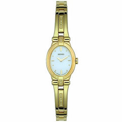 Seiko SUJC88 Women's Gold-Tone Mother Of Pearl Dial Stainless Steel Quartz Watch