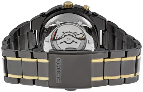 Seiko Men's SKA366 Kinetic Two Tone Stainless Steel Dress Watch