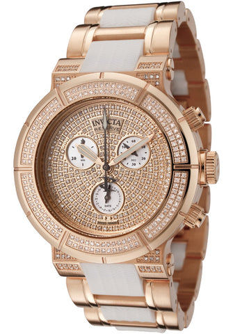 Invicta Women's 0189 Reserve Chronograph White Diamond Two Tone Watch