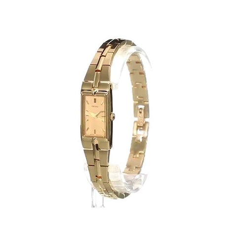 Seiko Womens SZZC44 Gold Stainless Steel Bangle Watch