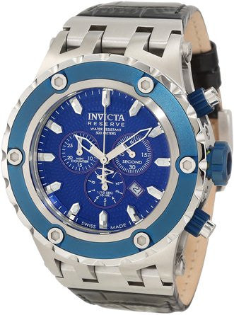 Invicta Men's 10085 Subaqua Reserve Chronograph Blue Textured Dial Watch