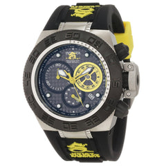 Invicta Men's 10156 Subaqua Noma IV Chronograph Black Dial Black and Yellow Silicone Watch