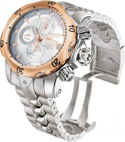 Invicta Mens 10171 Reserve Venom Limited A07 Valgranges Automatic 18k Rose Gold Bezel Watch