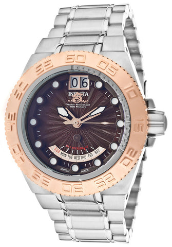 Invicta Men's 10870 Subaqua Brown Sunray Dial Stainless Steel Watch