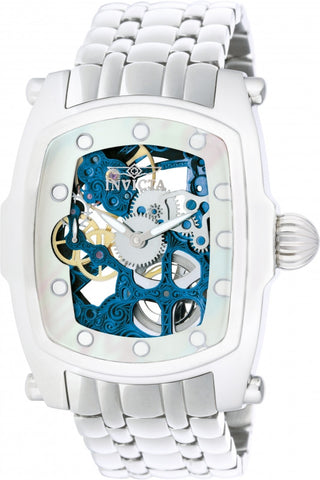 Invicta Mens 1092 Lupah Collection Mechanical Skeleton Dial Bracelet Watch