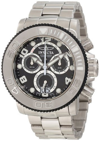 Invicta Men's 11160 Sea Hunter Pro Diver Chronograph Black Dial Watch