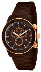 Invicta Men's 11265 Brown Ceramic Swiss Chronograph Dial Day Date Watch