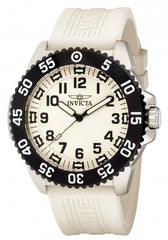 Invicta Men's 11405 Specialty Sport White Dial White Polyurethane Watch