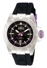 Invicta 12161 Pro Diver Black Dial Black Polyurethane Watch for Men