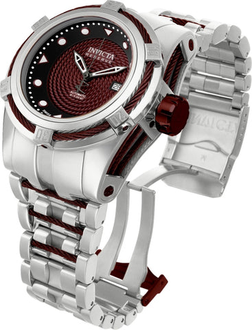 Invicta Men's 12683 Bolt Reserve Automatic Brown Textured Dial Stainless Steel Watch
