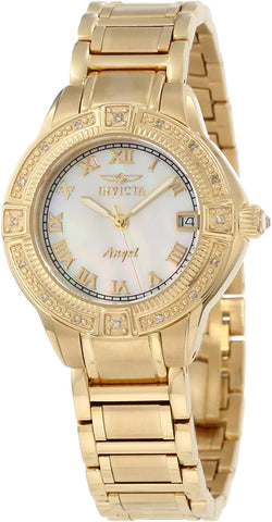 Invicta Women's 12807 Angel Mother-Of-Pearl Dial Diamond Accented Watch