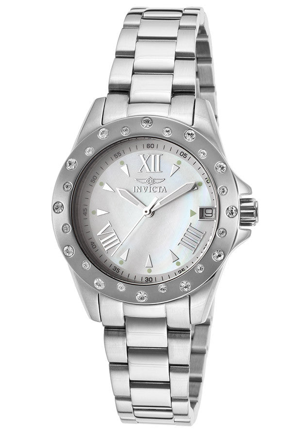 Invicta Women's 12854 Angel Analog Display Swiss Quartz Silver Watch