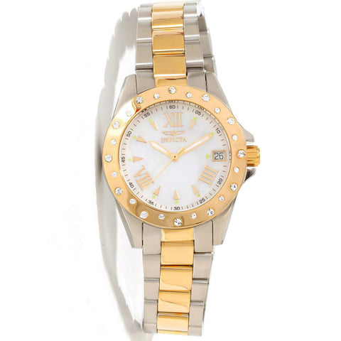 Invicta Women's 12855 Angel Analog Display Swiss Quartz Two Tone Watch