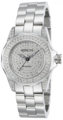 Invicta Women's 13726 Pro Diver Stainless Steel Butterfly Buckle & Clasp Watch