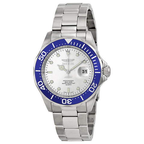Invicta Men's 14123 Pro Diver Stainless Steel & Silver Dial Watch