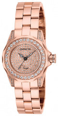 Invicta Women's 14495 Angel Morganite Accents Diamond Pave Stainless Steel Watch