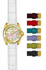 Invicta Women's 15005 Angel Diver Mother Of Pearl Gold Plated Stainless Steel Watch