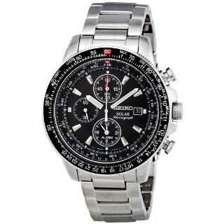 Seiko Men's SNAD05 Flight Computer -Tone Black Watch