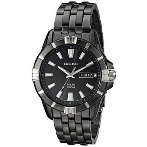 Seiko Men's SNE177 Black Wrist Watch