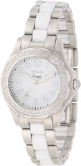 Invicta Women's 1779 Angel White Dial Two Tone Stainless Steel Watch