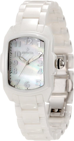 Invicta Women's 1960 Lupah White Mother-of-Pearl Ceramic Watch