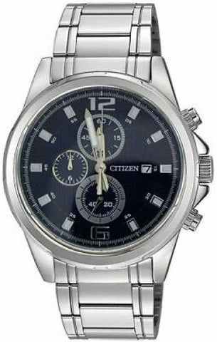 CITIZEN AN3551-52A Men's Chronograph Stainless Steel Wristwatch