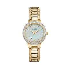 Citizen Women's EL3042-50Y Quartz Stainless-Steel Strap Gold Casual Watch
