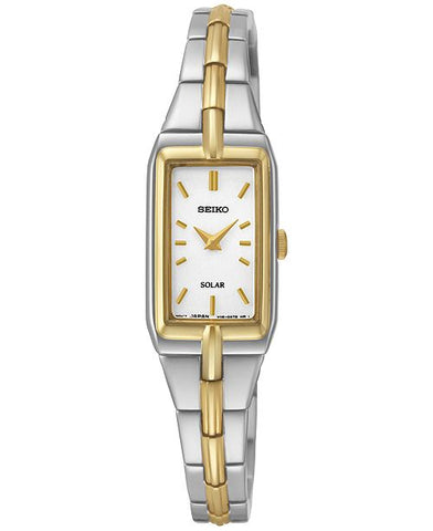 Seiko Women's SUP272 Solar Two-Tone Watch