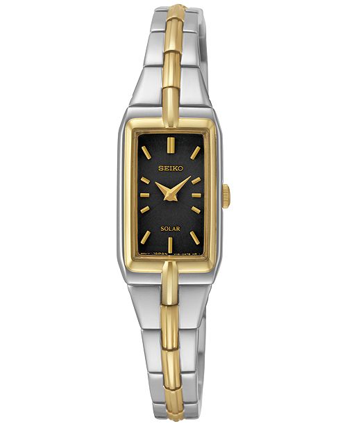 Seiko Women's SUP274 Analog Display Analog Quartz Two Tone Watch