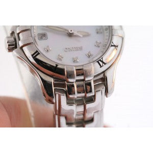 Seiko Women's SXDA31 Diamond Mother Of Pearl Dial Stainless Steel Watch