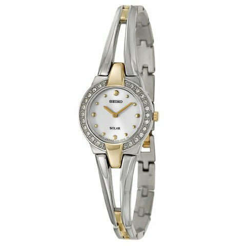 Seiko Women's SUP206 Two Tone Quartz Stainless Steel Casual Watch