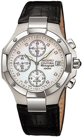 Seiko Women's SNA517 Coutura Alarm Chronograph Watch