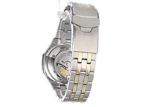 Seiko Men's SKA516 Kinetic Silver & Yellow Gold Two-Tone Stainless Steel Watch