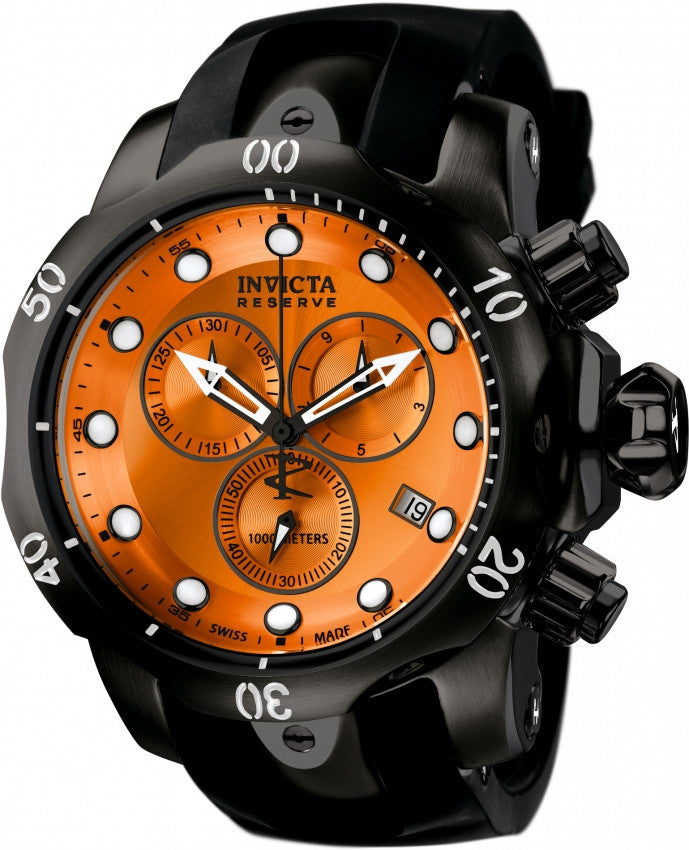 Invicta Men's 5735 Reserve Collection Black Ion-Plated Chronograph Watch