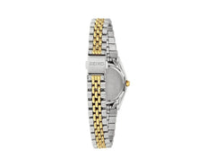 Seiko Women's SUP094 Solar Mother Of Pearl Dial Two-Tone Stainless Steel Bracelet Watch