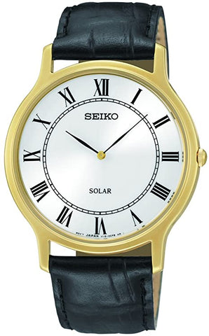 Seiko Men's SUP878 Analog Display Japanese Quartz Black Watch