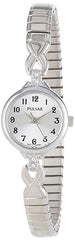 Pulsar Women's PPH549 Expansion Crystal Accented Silver-Tone Stainless Steel Watch