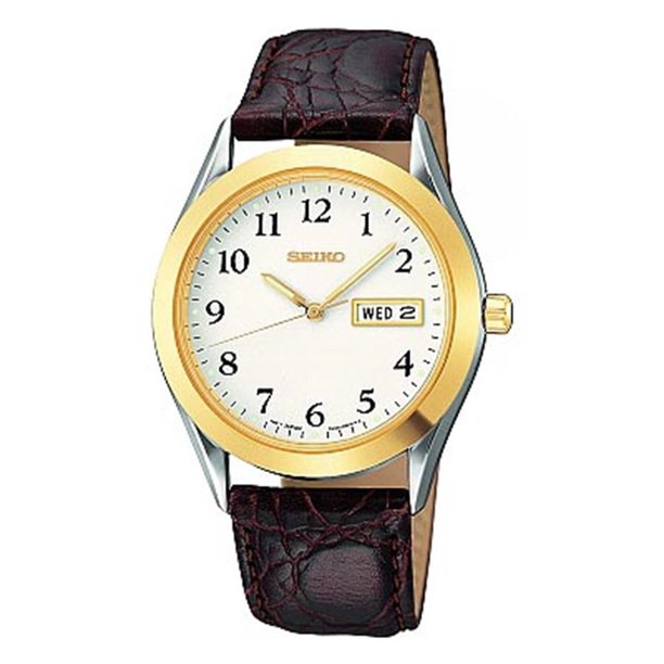 Seiko Men's SGFA10 Brown Leather Strap Watch