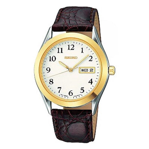 Seiko Men's SGFA10 Brown Leather Strap Watch