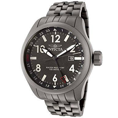 Invicta Men's 0192 Force Collection Grey Dial Matte Grey Stainless Steel Watch