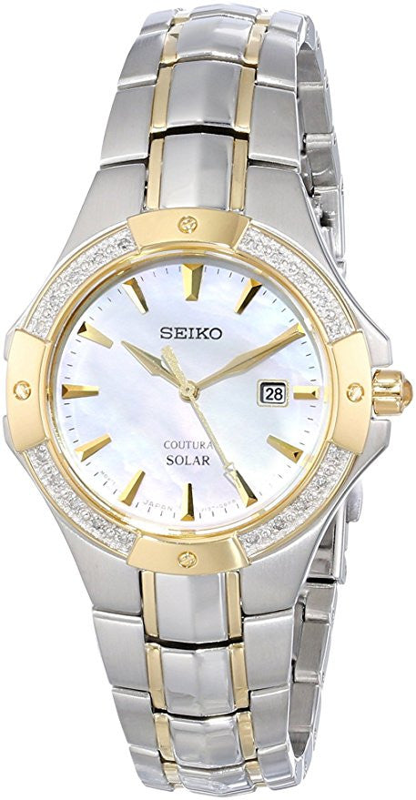 Seiko Women's SUT124 Analog Display Japanese Quartz Two Tone Watch