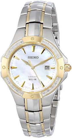 Seiko Women's SUT124 Analog Display Japanese Quartz Two Tone Watch