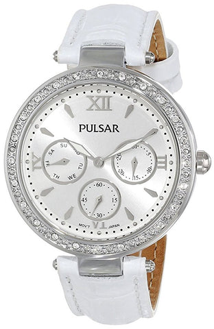 Pulsar Women's PP6115 Analog Display Japanese Quartz White Watch
